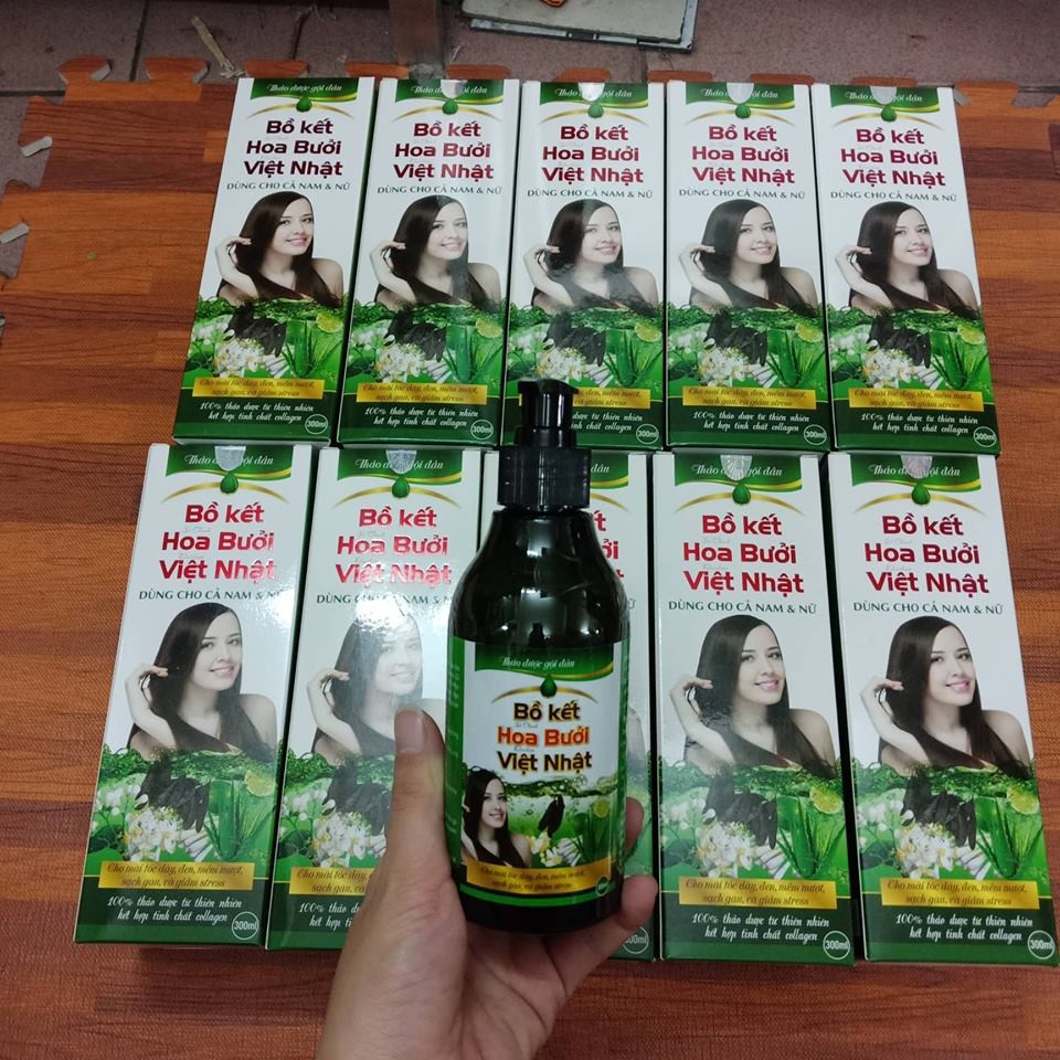 Dầu Gội Bồ Kết Hoa Bưởi Việt Nhật 300ml