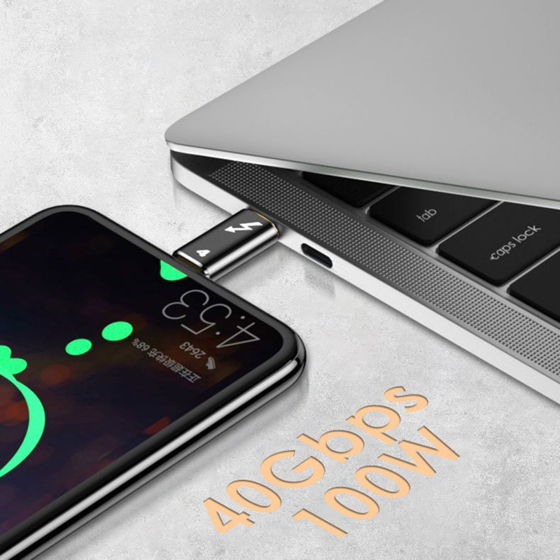 Bộ Chuyển Đổi USB C Sang Type-C 24Pins 40Gb / s PD 100W Hỗ Trợ Sạc Nhanh Thunderbolt4