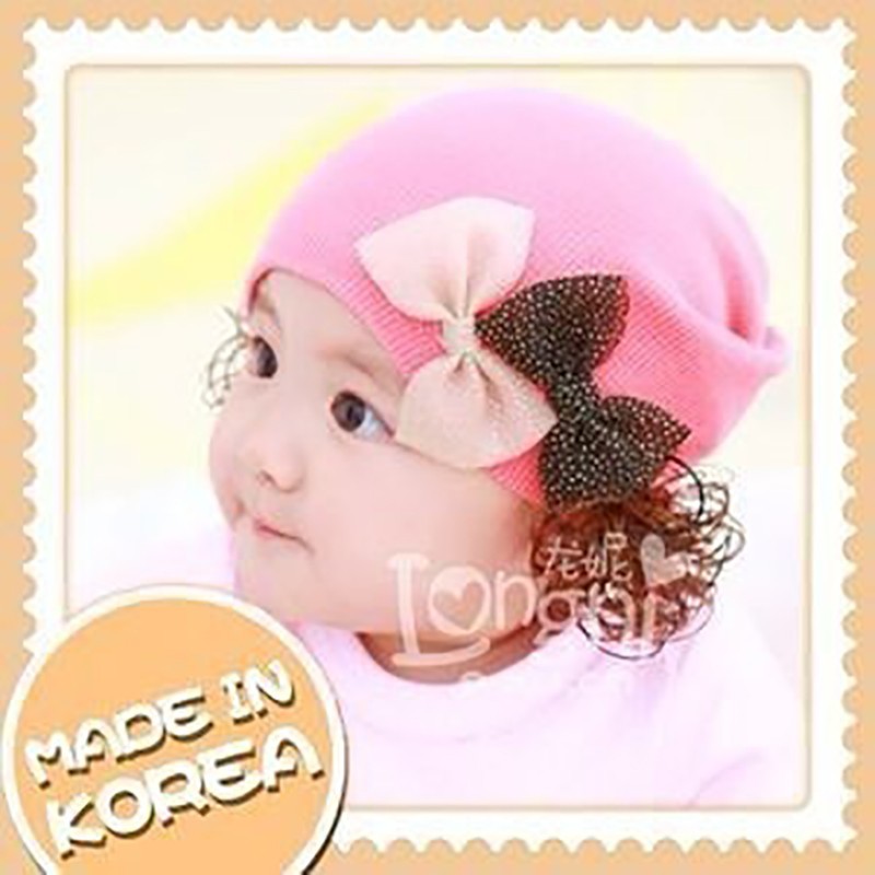 Mũ dệt kim thêu họa tiết hoạt hình đáng yêu dành cho các bé