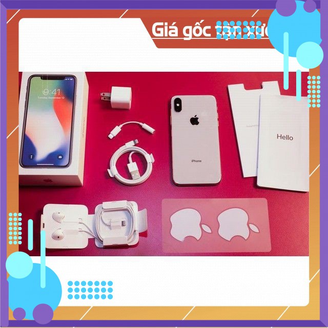 ttdĐiện thoại Iphone X 256Gb bản quốc tế fullboxstd