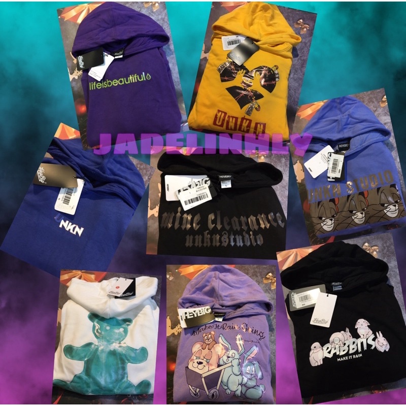 Áo hoodie và sweater heybig sale (có sẵn) hsl limited edition three