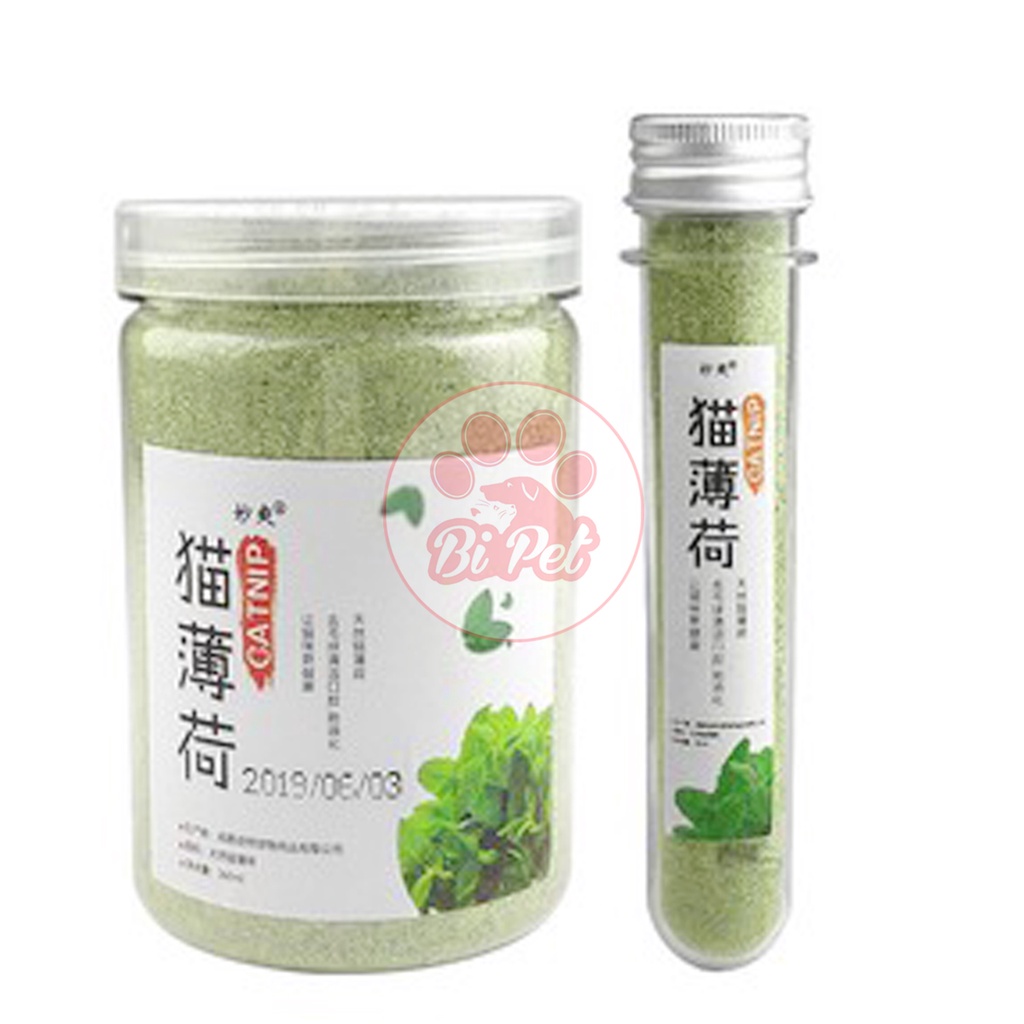 Cỏ Mèo Bạc Hà Catnip - Cỏ Thơm Cho Mèo  Tăng Cường Chất Xơ - Tốt Cho Tiêu Hóa - Tâm Trạng Vui Vẻ  45ml /1