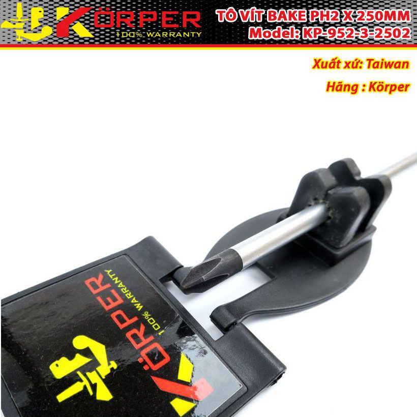 Tô vít bake PH2 x 250mm Korper KP-952-3-2502