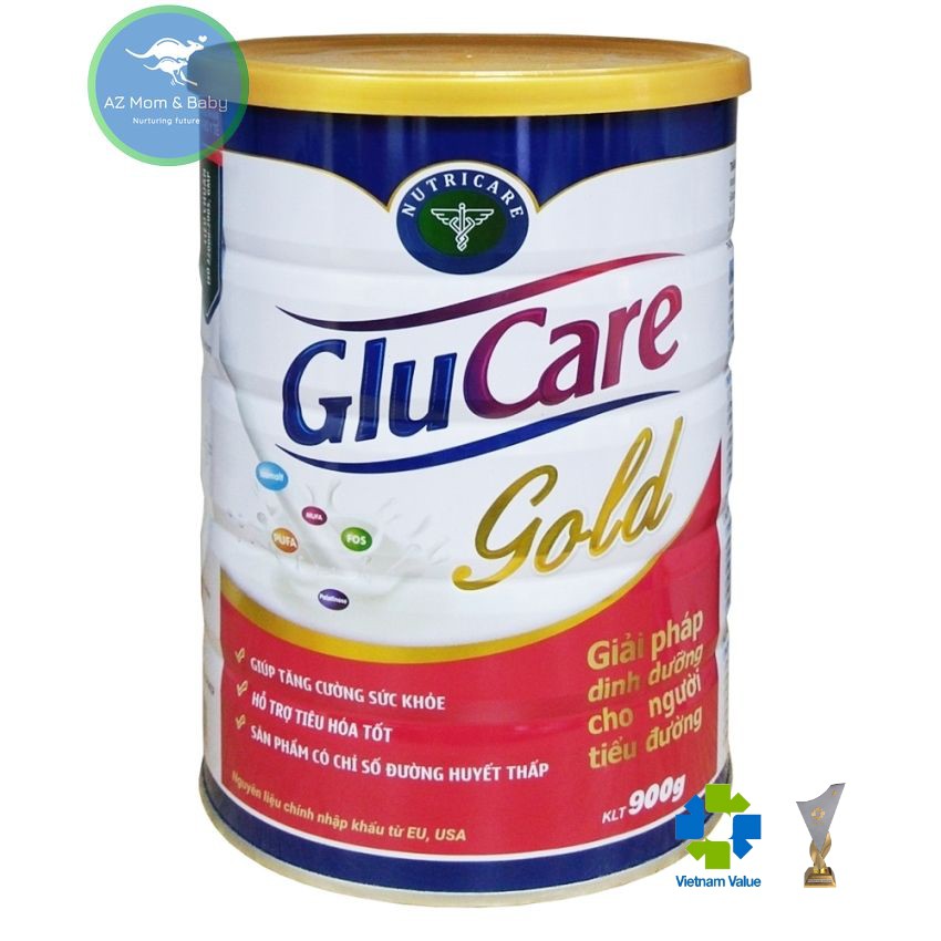 Sữa bột Nutricare Glucare Gold dinh dưỡng cho người tiểu đường (900g)