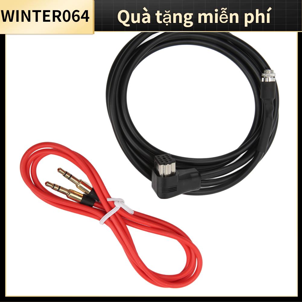 Winter064 Bộ điều hợp đầu vào Aux in Cáp âm thanh radio trên ô tô 3.5mm Jack dành cho Pioneer IP BUS AVIC Z1 Z2 Z3 N4