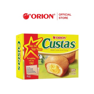 Bánh bông lan Custas kem trứng 282g