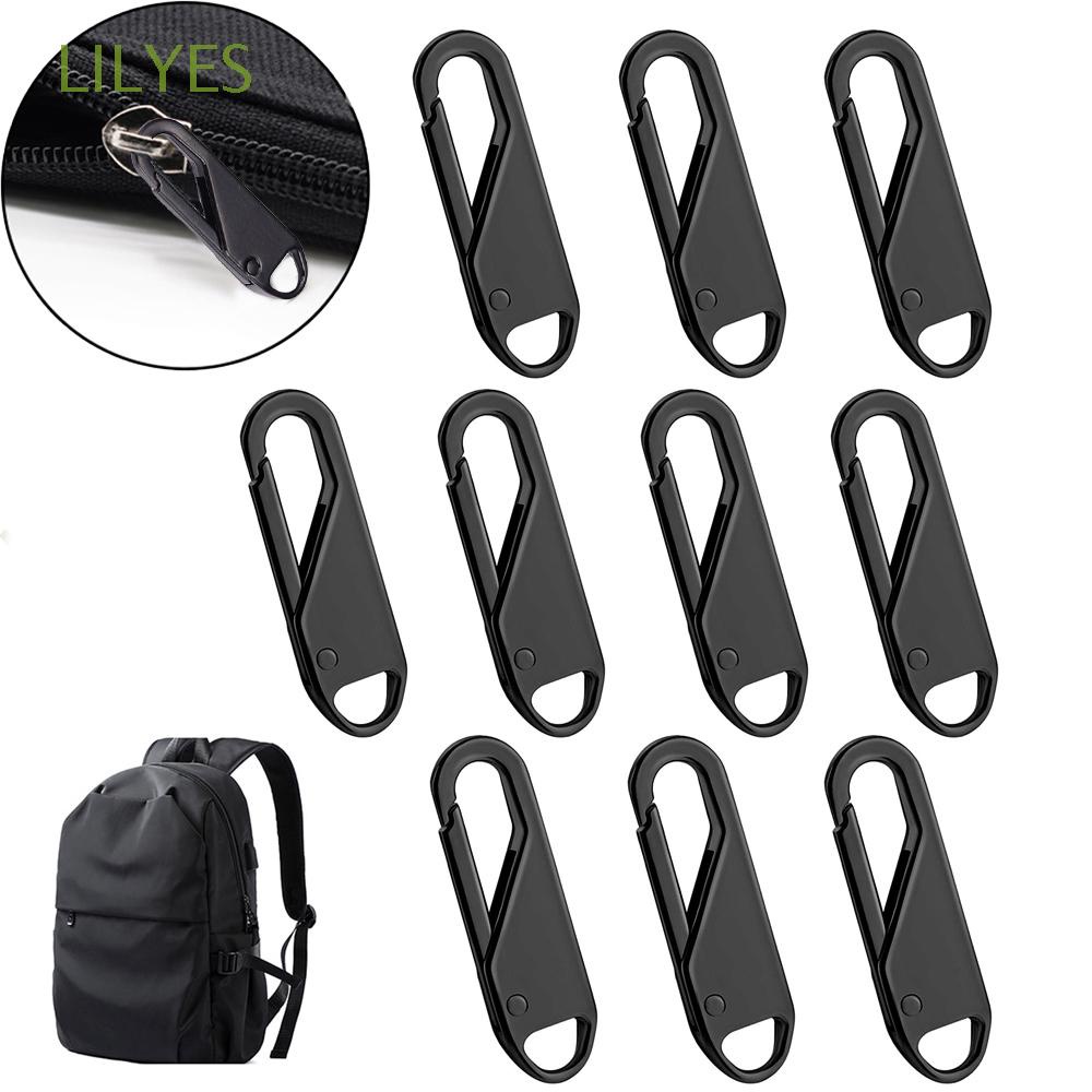 Đầu gắn dây khóa kéo thay thế bằng kim loại có thể tháo rời tiện lợi cho túi xách