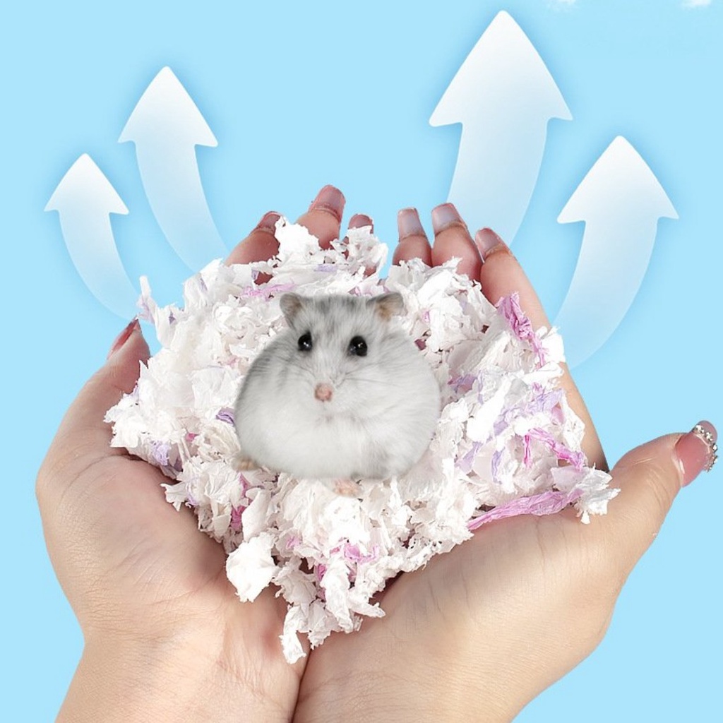 Giấy vải bông lót chuồng khử mùi hãng run around cho Hamster 450g