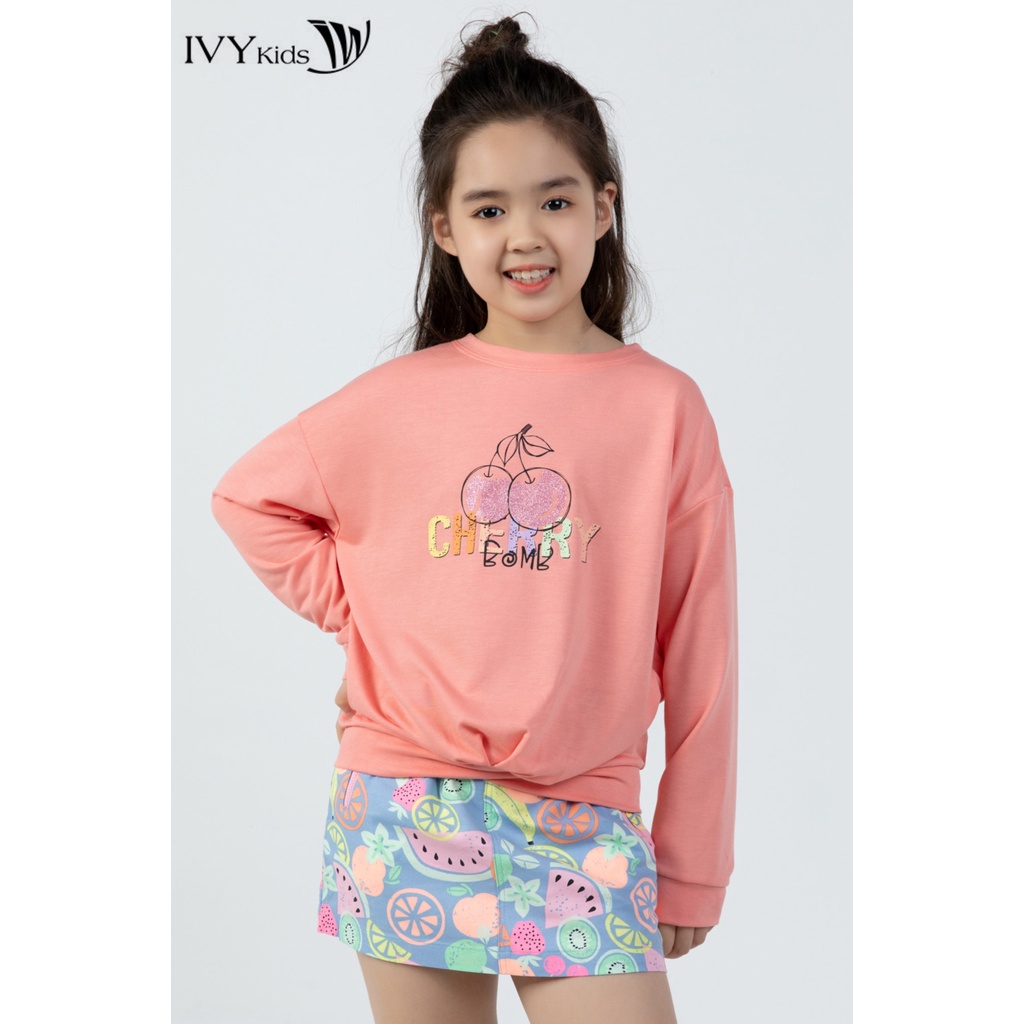 Chân váy bé gái hoa chữ A IVY moda MS 31G1274