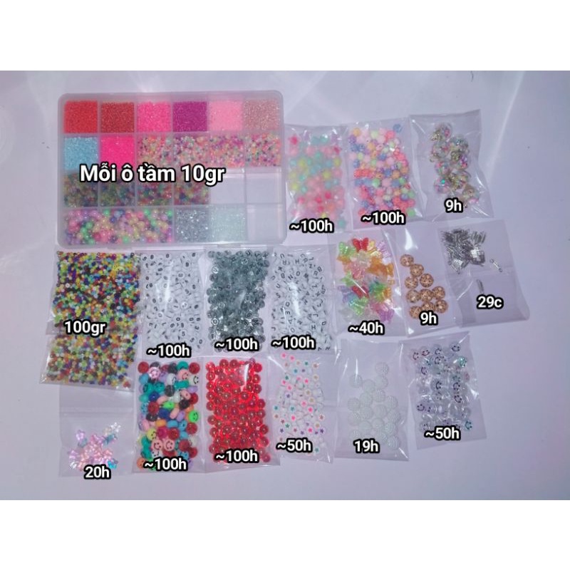 Pass nguyên liệu làm vòng tay handmade [VC giảm10%]