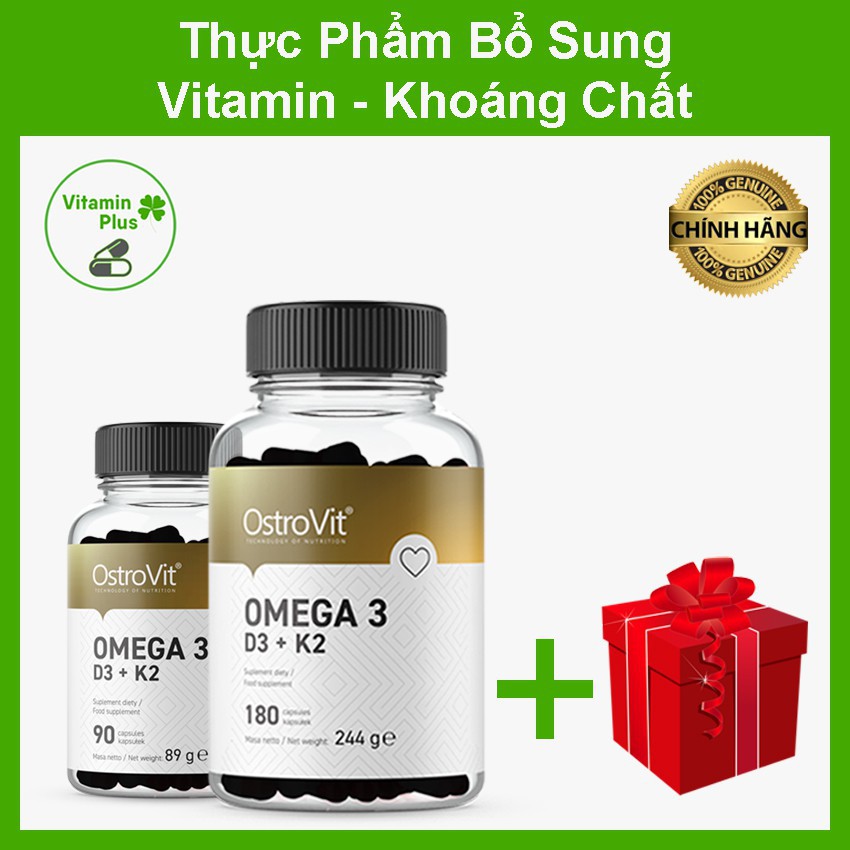 Thực Phẩm Bổ Sung Ostrovit Omega 3 D3 K2