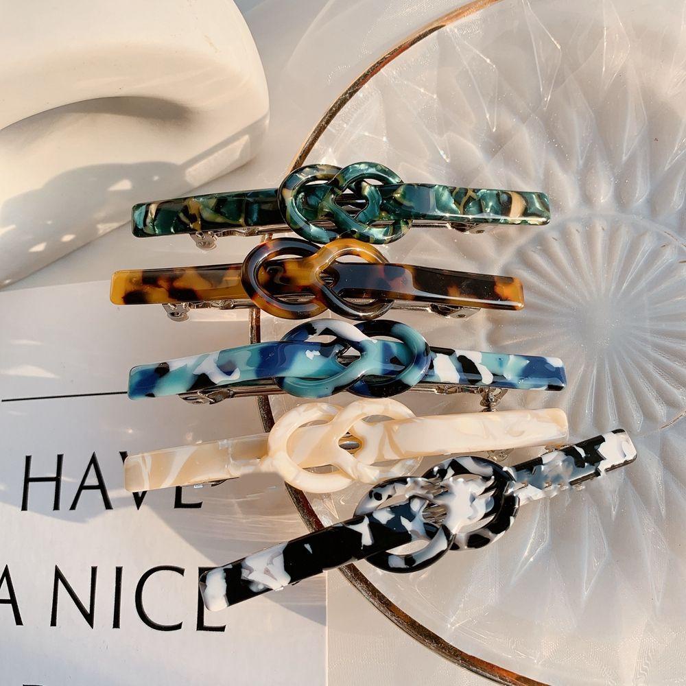 Kẹp Tóc Dây Xích Nhỏ Hình Hoa Đơn Giản Ngọt Ngào Cho Nữ