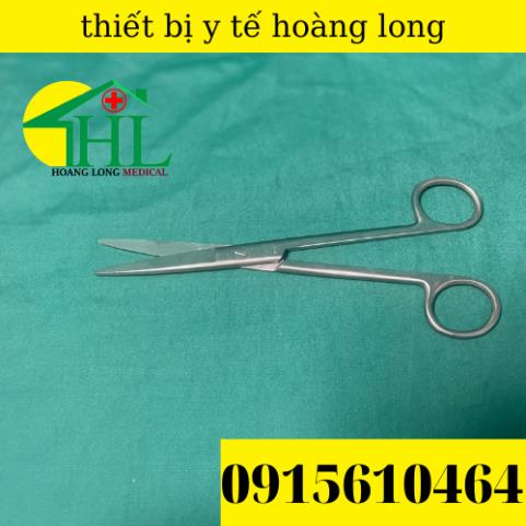 [Hàng Chính Hãng Parkistan] Kéo Y Tế Thẳng Nhọn 18cm- Kéo Cắt Chỉ