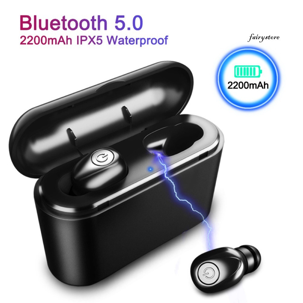 Tai Nghe Bluetooth 5.0 Không Dây Fs + X8s Kèm Hộp Sạc