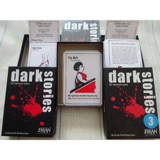 COMBO 3 BỘ DARK STORIES VIỆT HÓA