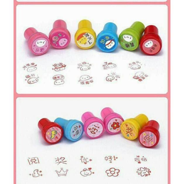 Dấu đồ chơi siêu kute 1 vỉ 10 chiếc