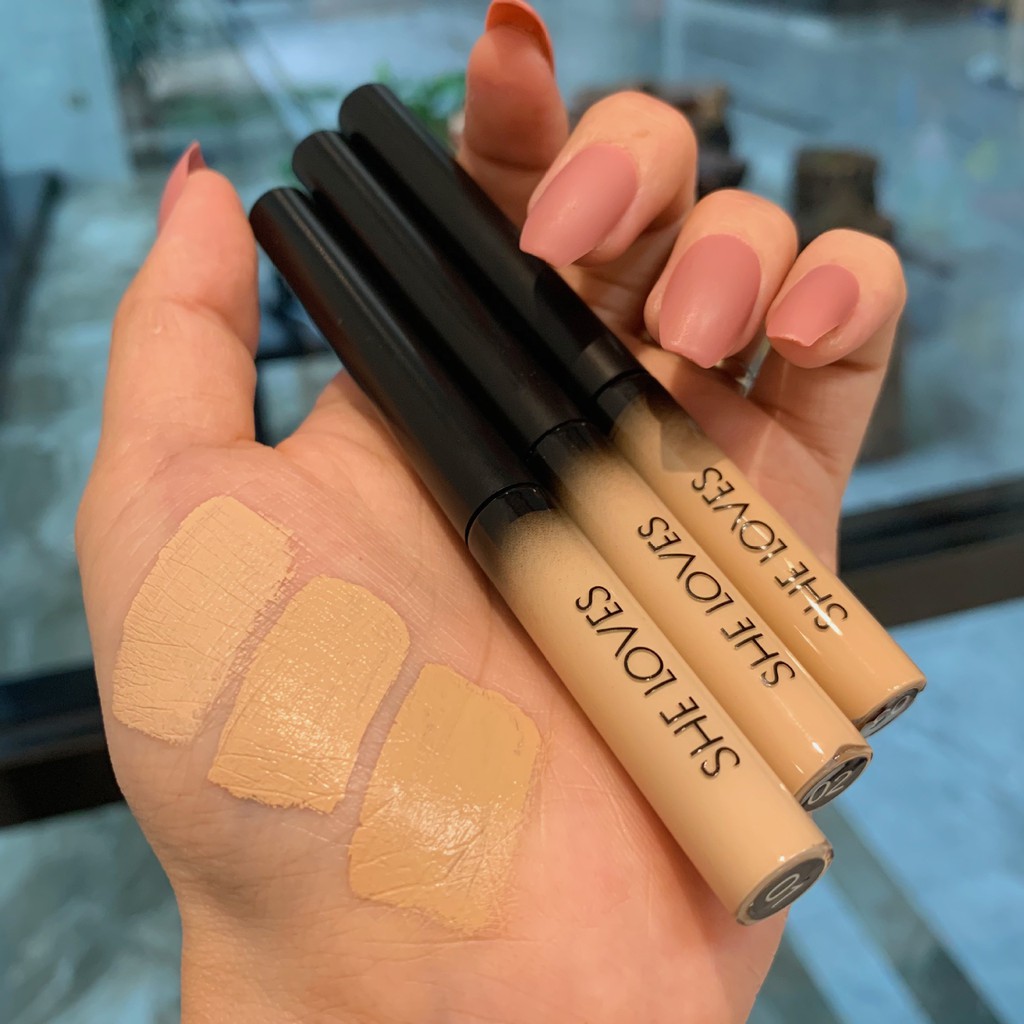 [Hàng mới về] Kem che khuyết đIểm dạng lỏng hd che phủ quầng thâm mụn và lỗ chân lông hiệu quả cao cấp