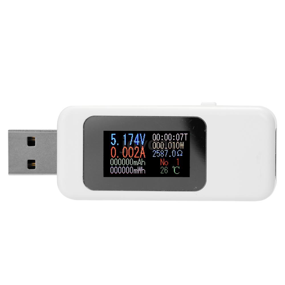 Thiết bị kiểm tra dòng điện sạc USB màn hình LCD tiện dụng chất lượng cao