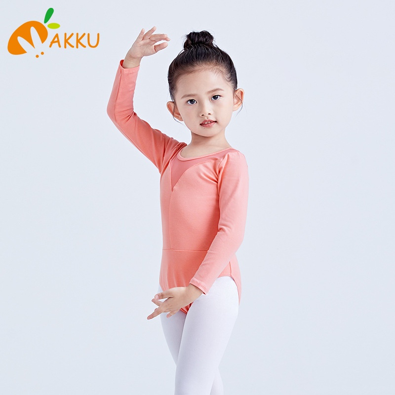 Bộ Áo Thun + Chân Váy Tập Múa Ba Lê Xinh Xắn Cho Bé Gái
