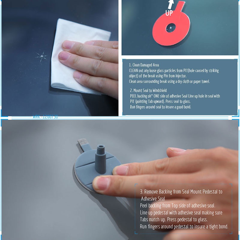 Bộ dụng cụ sửa kính chắn gió bị nứt chuyên nghiệp