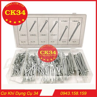 Hộp Chốt Dài, Hộp Chốt Chẻ 555PC Dành Cho Mọi Xe Ô tô và Xe Máy Tiện Dụng