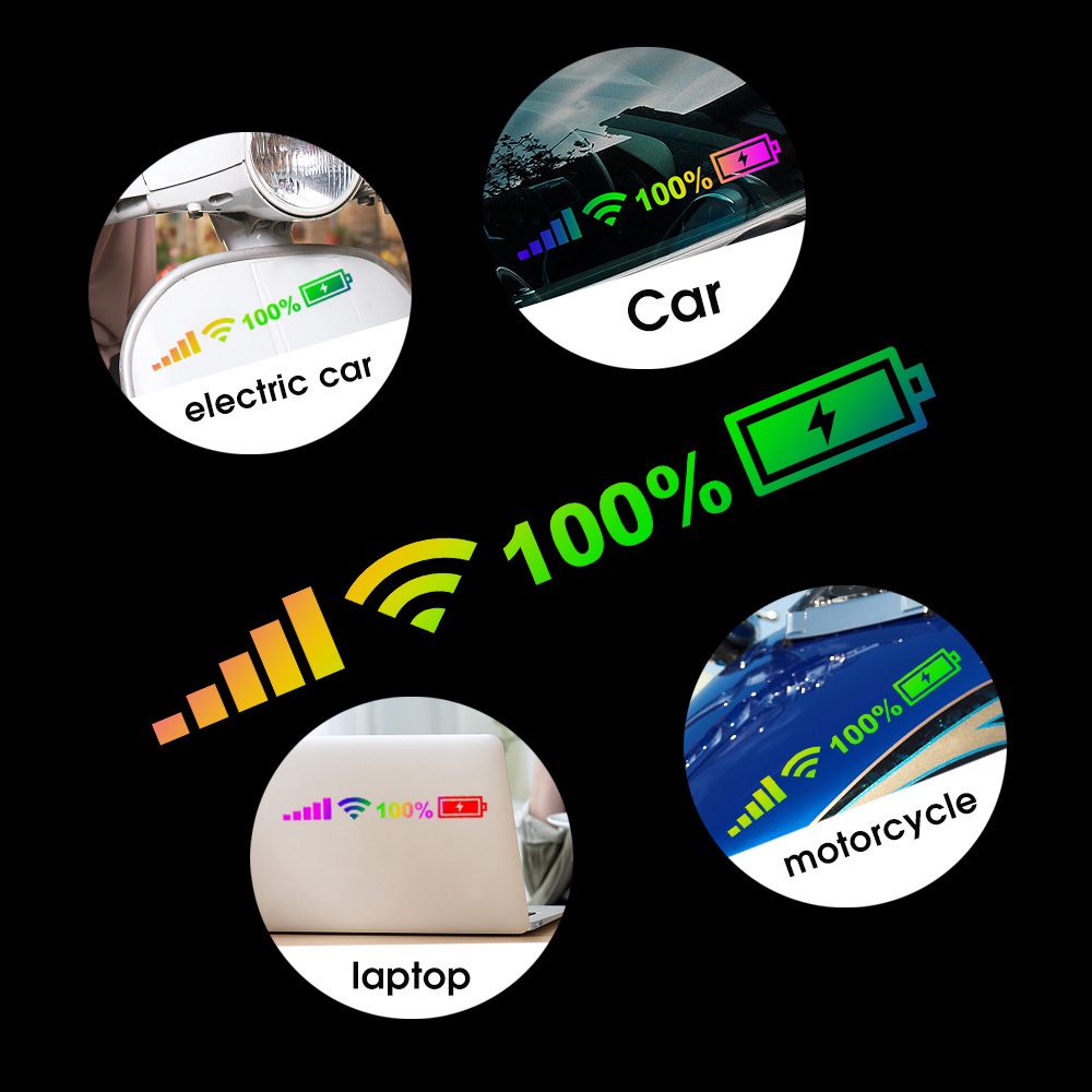 Sticker Vinyl 26cm / 35cm / 45cm Dán Trang Trí Kính Chắn Gió Xe Hơi