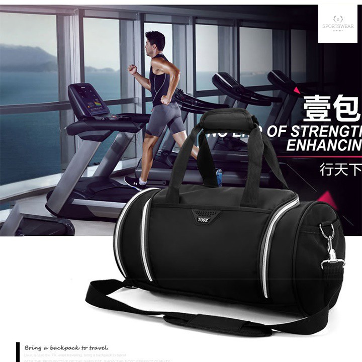 Túi tập gym du lịch fitness cao cấp TX11 Sportswear Concept không gian lớn có nơi để giầy riêng thiết kế mới