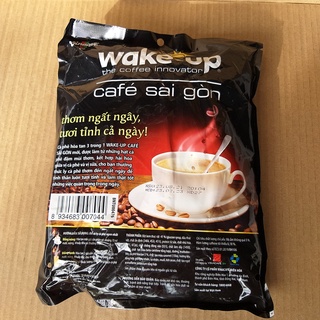 Cà phê sữa Sài Gòn Wake up (bịch 24 gói x 19 gram)