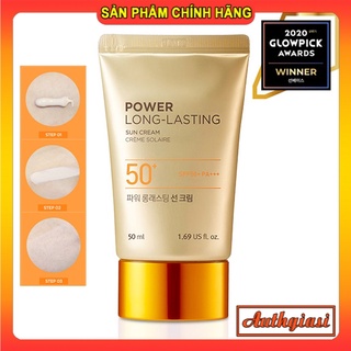 Kem chống nắng đa chức năng lâu trôi The Face Shop Power Long-Lasting Sun Cream kcn TFS SPF50+ PA+++