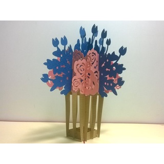 NHIỀU MẪU - Thiệp 3D Handmade Chủ đề Lọ Hoa, Thiệp hoa, Thiệp Nổi HMG - LINK 3