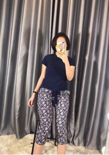 Đồ bộ ngố hoa HM dây rút
