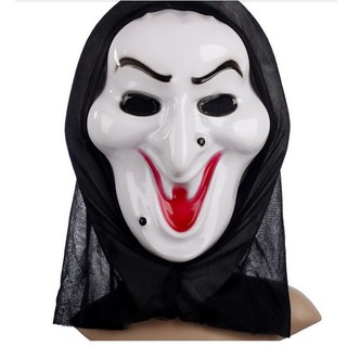 MẶT NẠ TRÙM VẢI ĐEN PHÙ THỦY CÓ NỐT RUỒI