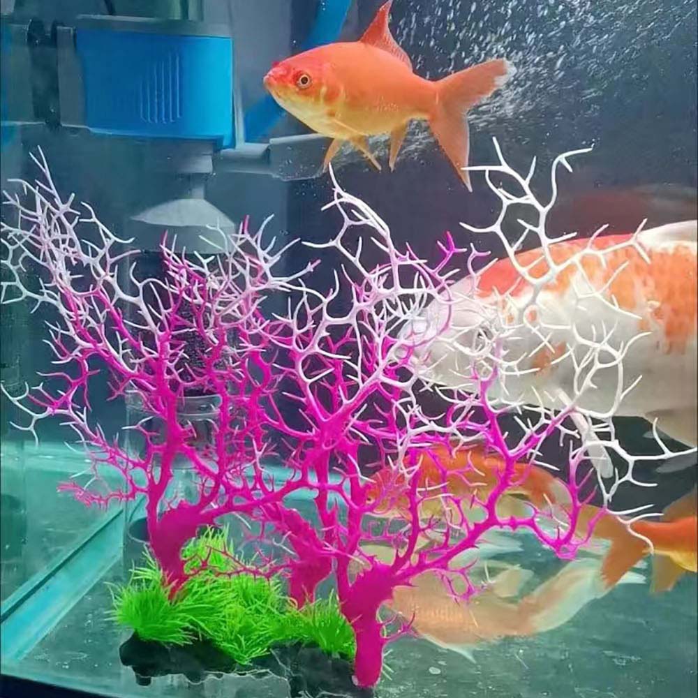 San hô giả trang trí bể cá nhiều màu đẹp mắt chất lượng