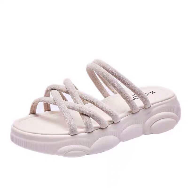 Giày Sandal Đế Dày Phong Cách Thời Trang Roman Dành Cho Nữ