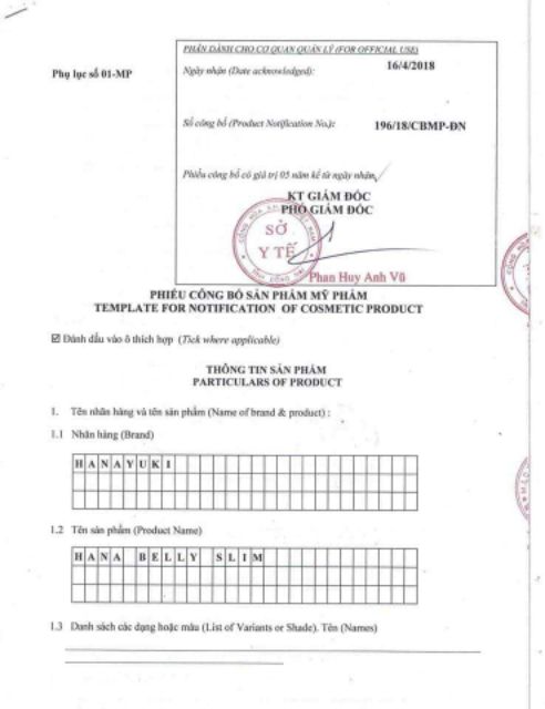 Kem Tan Mỡ Bụng Săn Chắc Da Hana Belly Slim Hanayuki