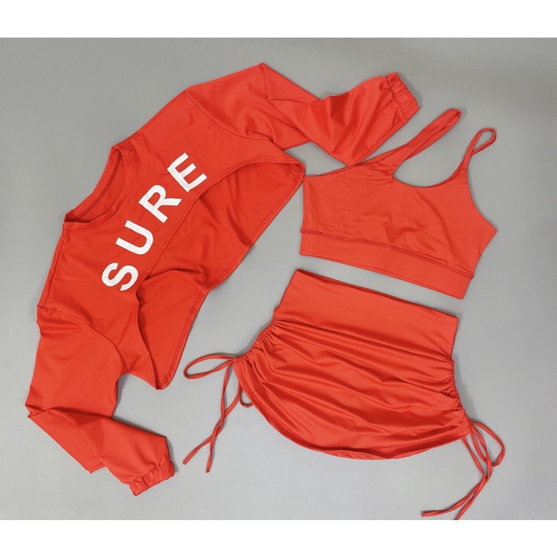 SET TẬP QUẦN VÁY BRA CHÉO DÂY XINH XẮN