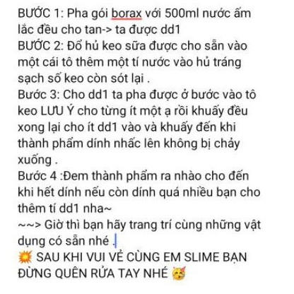 Kit slime mây 10 món trò chơi giải trí làm slime