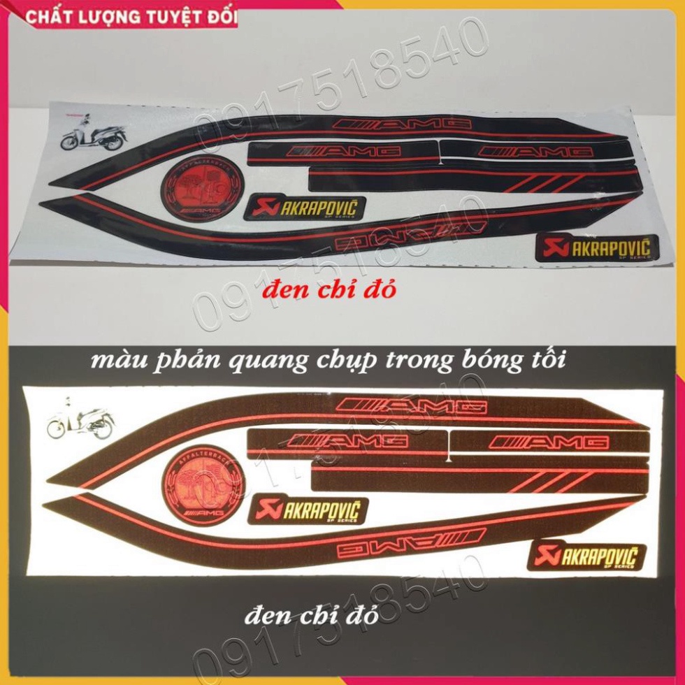 Tem Chỉ AMG Phản Quang 3M Dán SH Việt 2020 - 2021 (Loại 1) Ảnh thật Sp