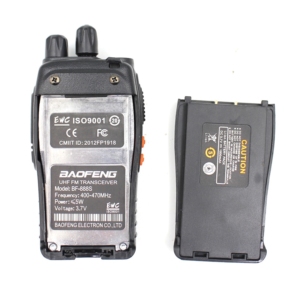 Bộ Đàm Cầm Tay Baofeng Bf-888s 5w 1500mah Ham Radio Uhf 400-470mhz 16ch