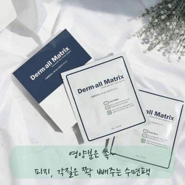 Mặt Nạ Derm All Matrix Facial Dermal care Mask