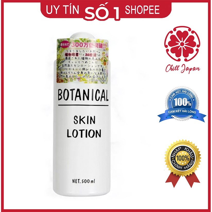Botanical skin lotion - dưỡng mặt và body. Nhập khẩu Nhật Bản chính hãng
