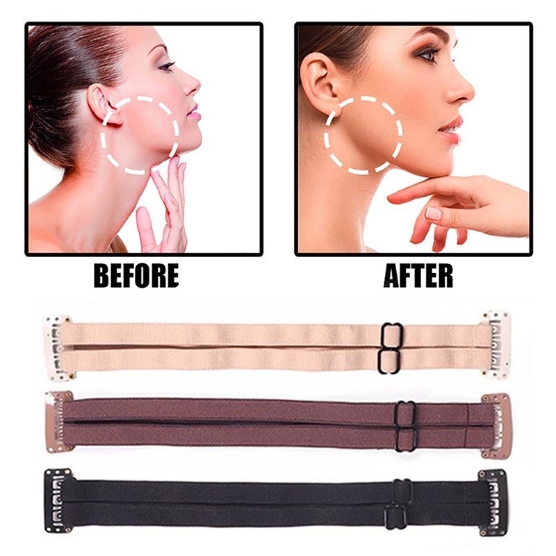 1 Băng Đô Nylon Nâng Cơ Mặt Loại Bỏ Nếp Nhăn Cho Mặt
