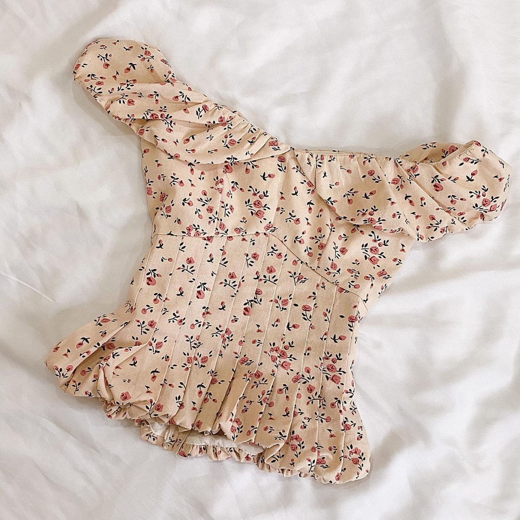 Áo trễ vai hoa nhí Rosie Top - Mindy