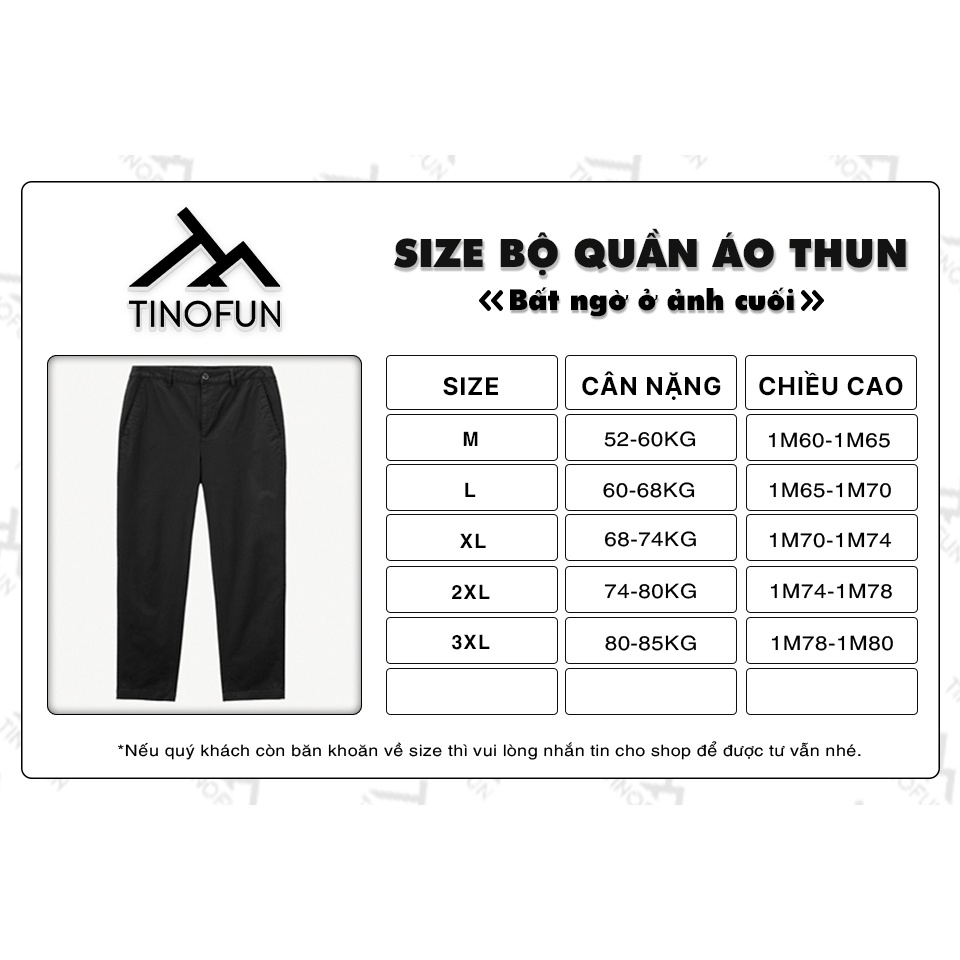 Quần kaki nam TINOFUN Quần thể thao nam mã "TT82" chất vải mềm mịn dáng xuông phong cách Hàn Quốc đẹp