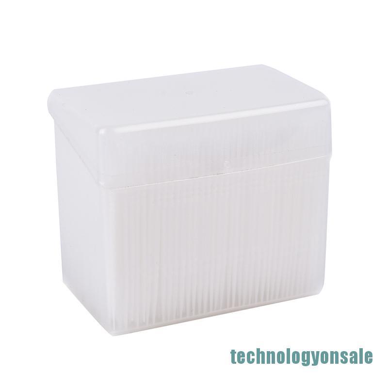 Set 1100 tăm nhựa vệ sinh răng miệng thiết kế 2 đầu