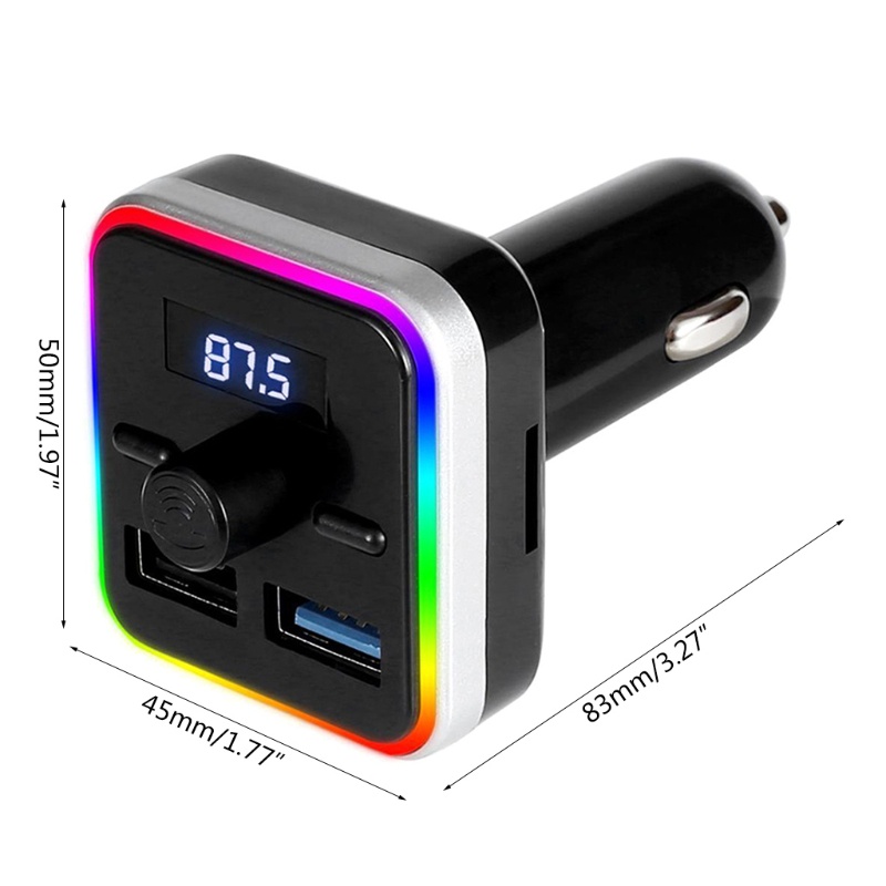 Máy Phát Nhạc MP3 TF Hai Cổng USB Bluetooth Cho Xe Hơi MP3