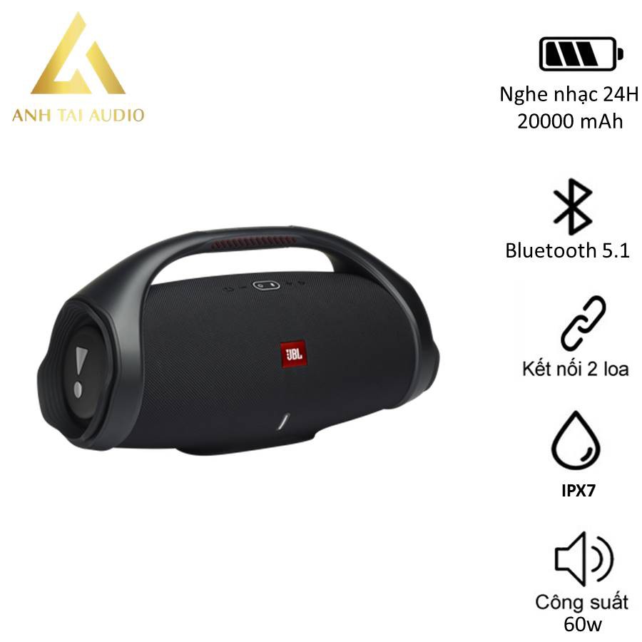 Loa nghe nhạc Bluetooth JBL BOOMBOX 2, nhập khẩu chính hãng,Bas cực sâu,chống nước,Pin sử dụng lên tới 24h anh tài audio