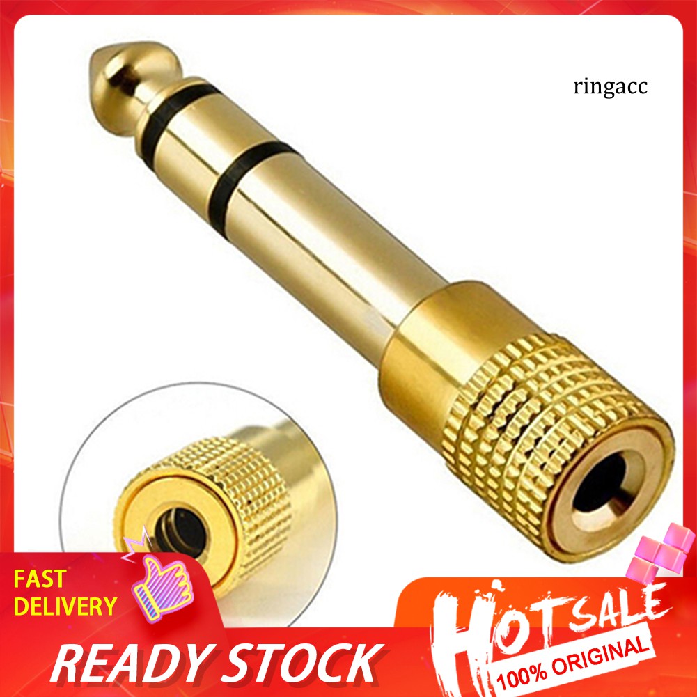 RC Giắc Cắm Tai Nghe Chuyển Đổi Từ 1 / 8 3.5mm Sang 6.5mm 1 / 4 Male | BigBuy360 - bigbuy360.vn