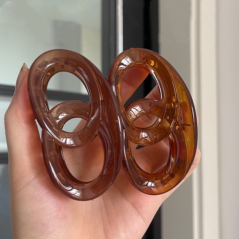 Kẹp tóc càng cua bản to sang chảnh phong cách Hàn Quốc dành cho nữ