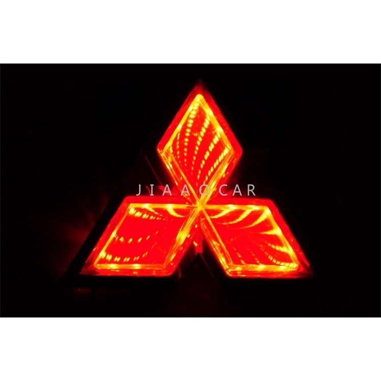 Logo 3D ĐèN Led Trang Trí Đuôi Xe Hơi Mitsubishi